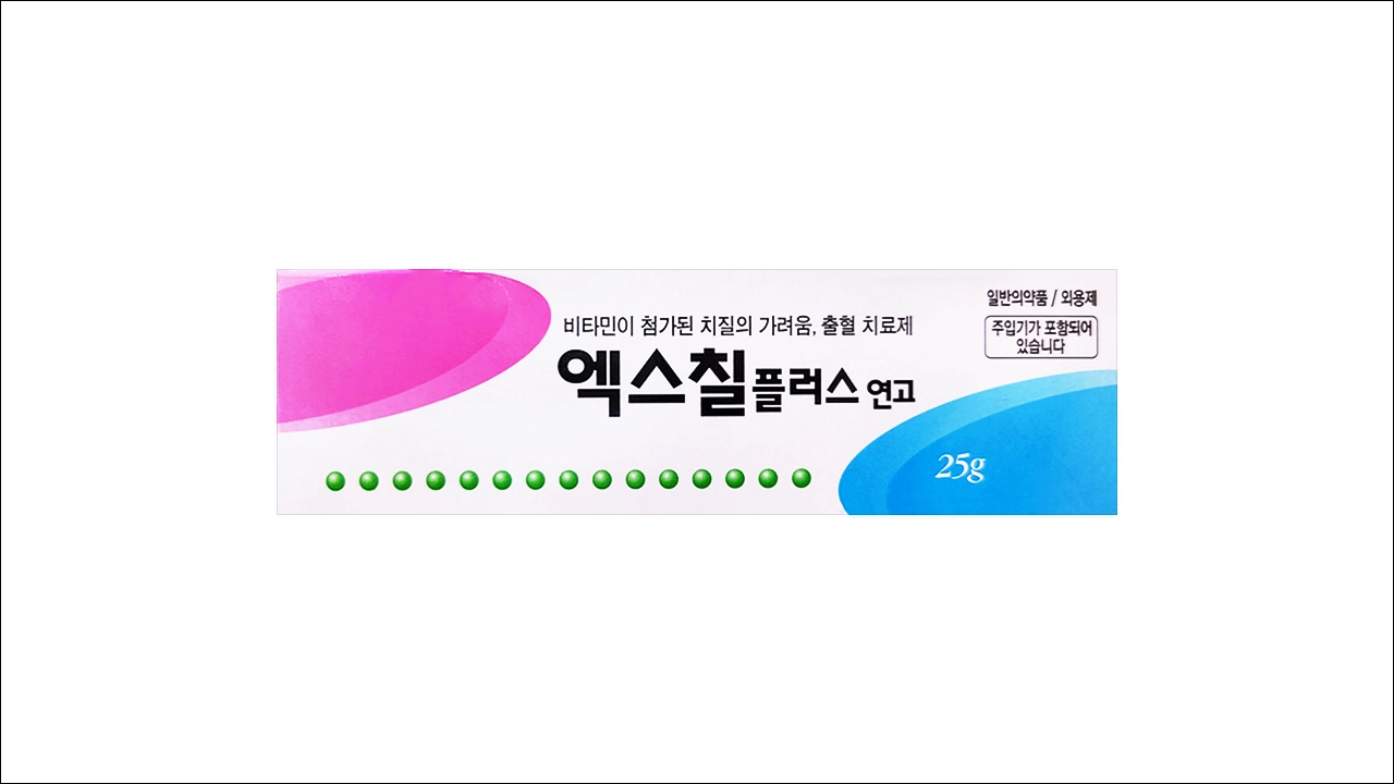 엑스칠플러스연고 가격 효능 효과 부작용 치질연고 치질약