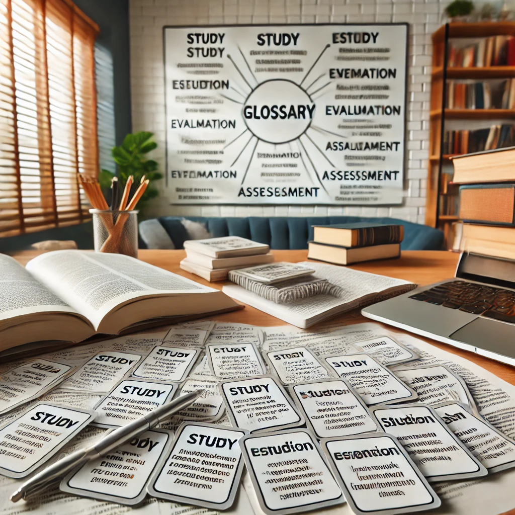 용어 정리를 의미하는 이미지