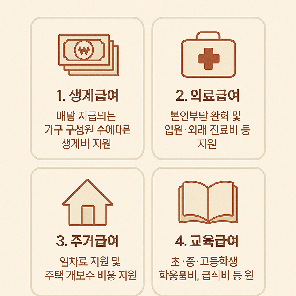 복지혜택 항목별 정리 이미지