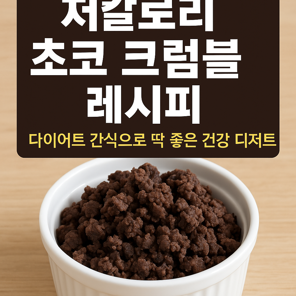 초코 크럼블