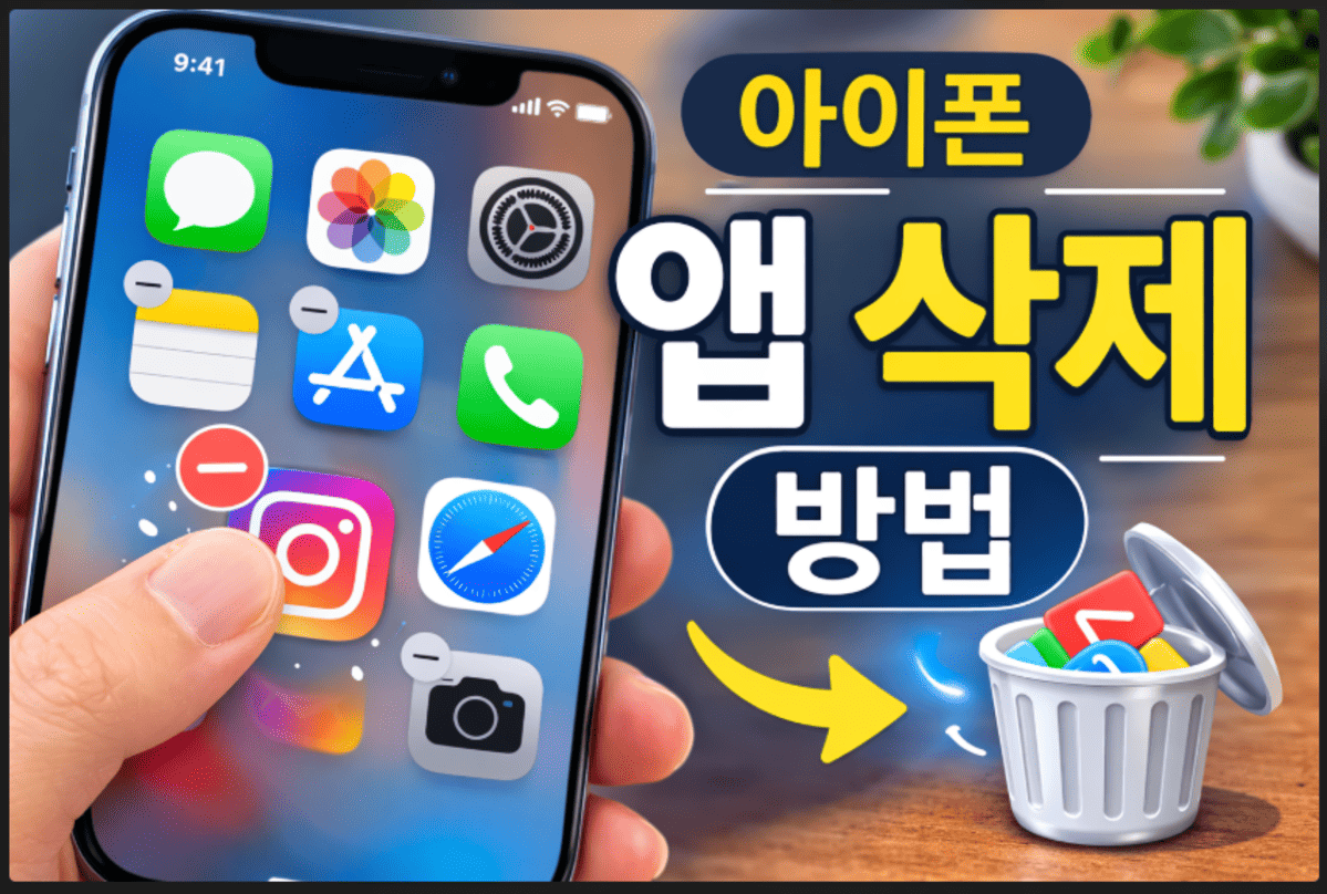 아이폰 앱 삭제방법