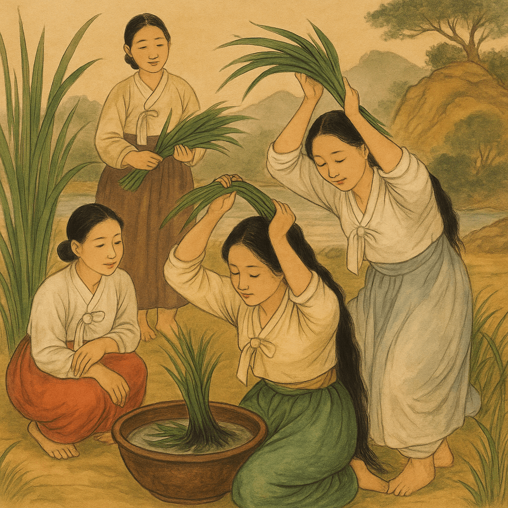 단오 창포머리감기 – 여름의 액을 털어내던 향기로운 정화의식