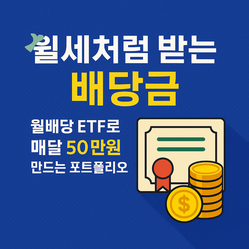 배당금월세 월배당50만원