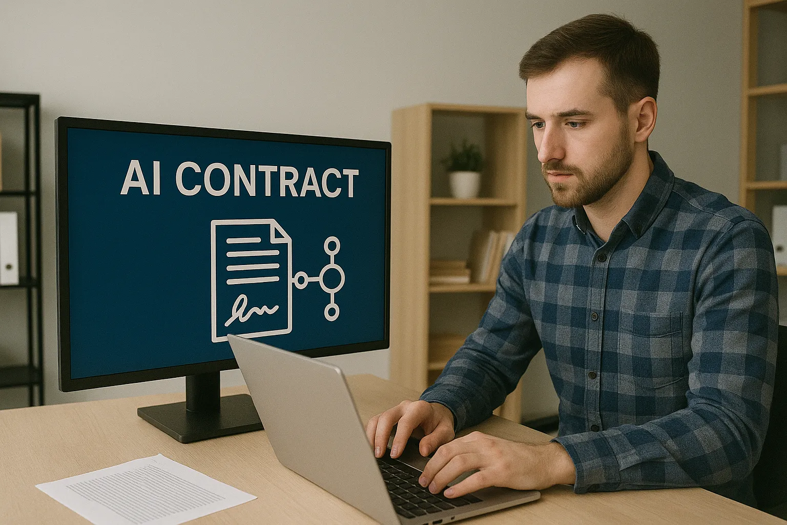 AI 기반 계약서 자동화 — 실무자가 직접 수정할 필요 없는 스마트 문서 시스템