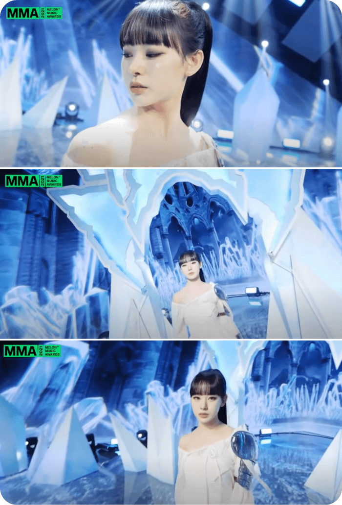 스우파 노제 MMA 2021 축하동영상 모습