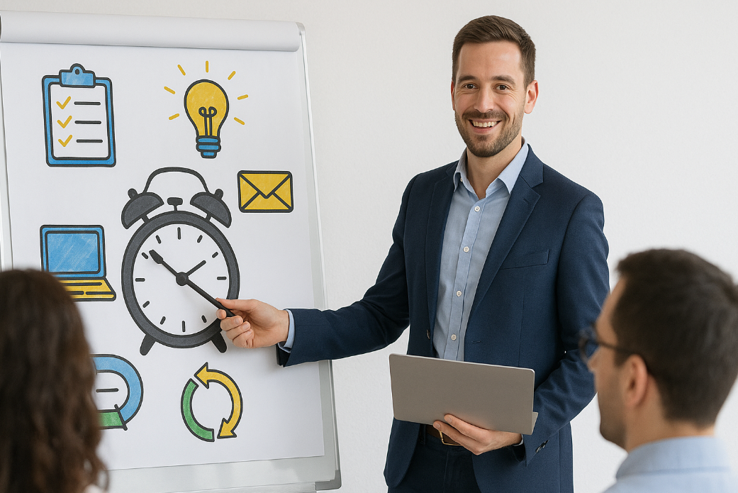 멀티태스킹 교육으로 직장인 시간 관리 스킬 판매