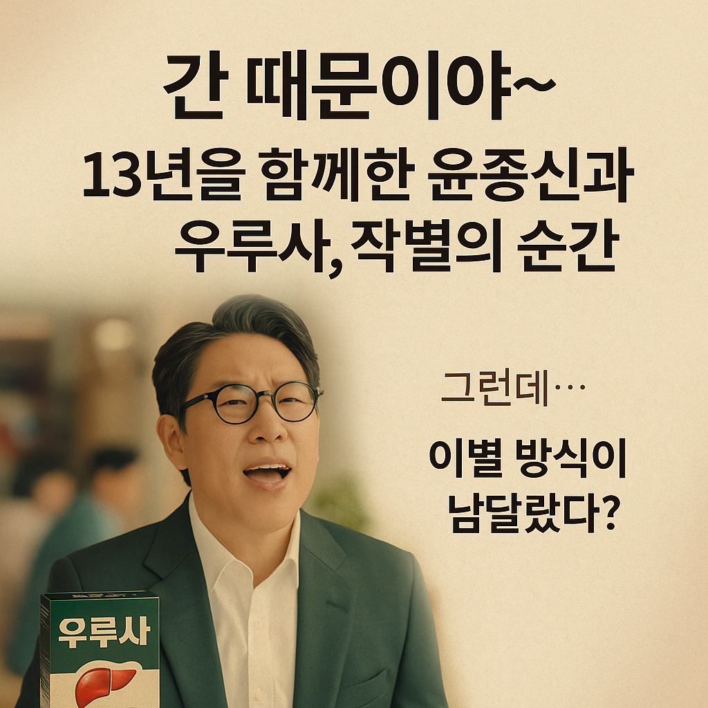 우루사 광고 간때문이야 윤종신 아름다운 이별