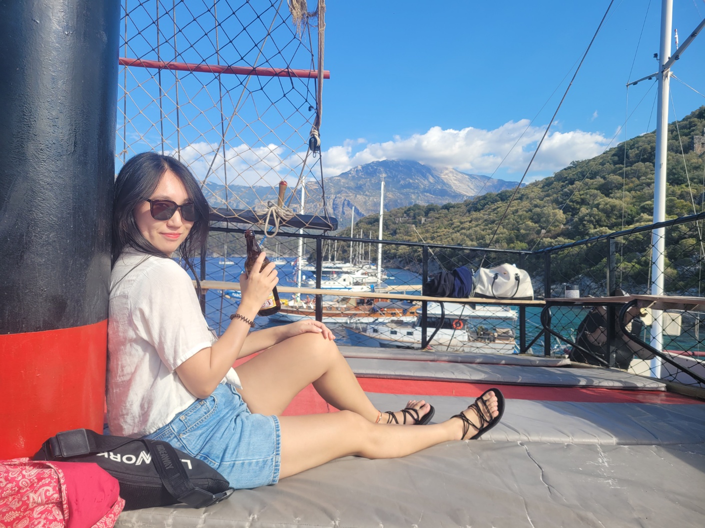 보트 투어 맥주