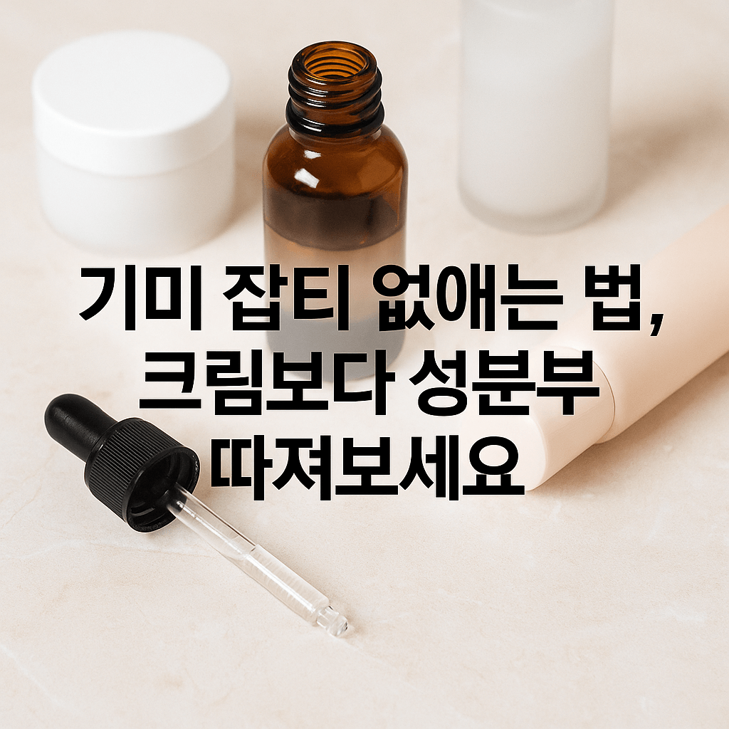 기미 잡티 없애는 법, 크림보다 성분부터 따져보세요