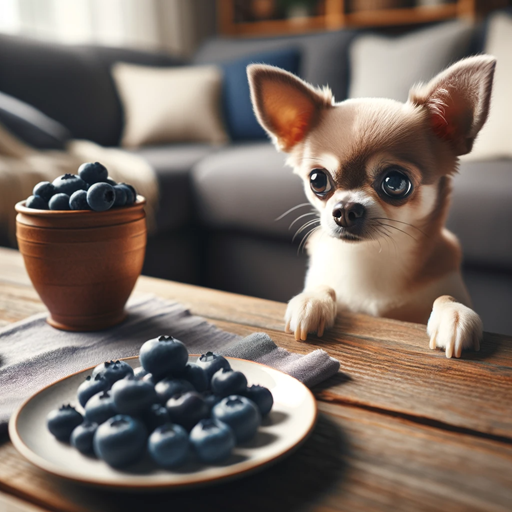 치와와와 블루베리