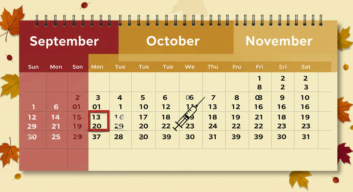 10월~11월, 독감 예방접종 시기 놓치지 마세요