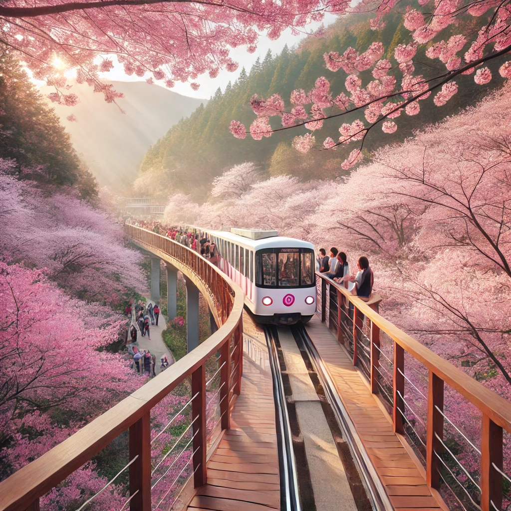 화담숲 벚꽃개화 시기 사진