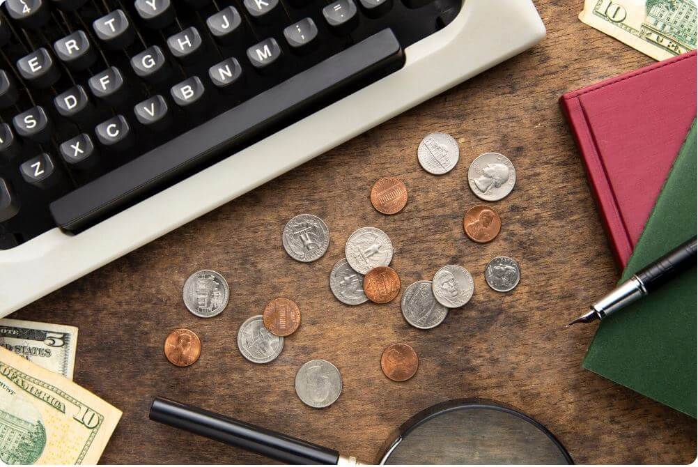 세금과 관련된 물건들