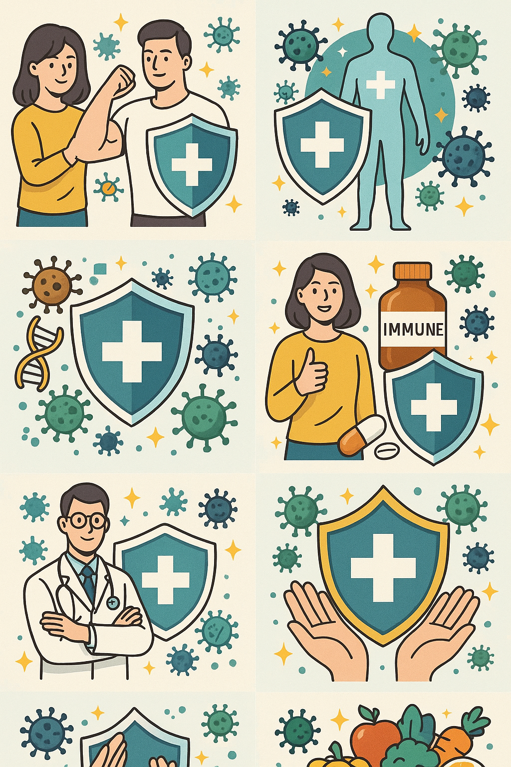 면역력 관련 이미지