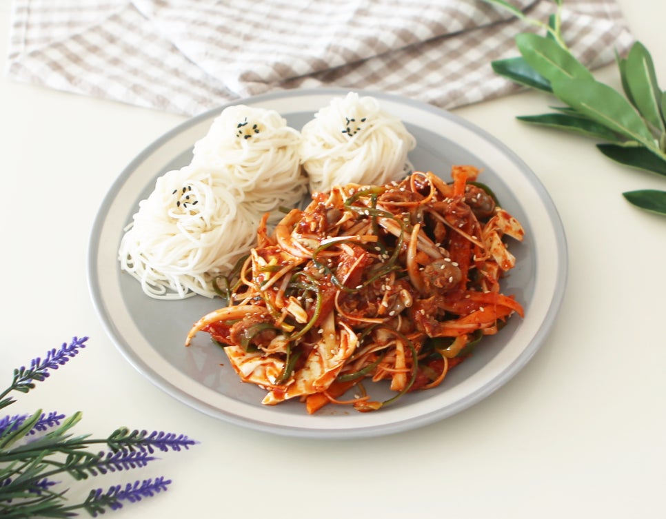 골뱅이무침 골뱅이소면무침