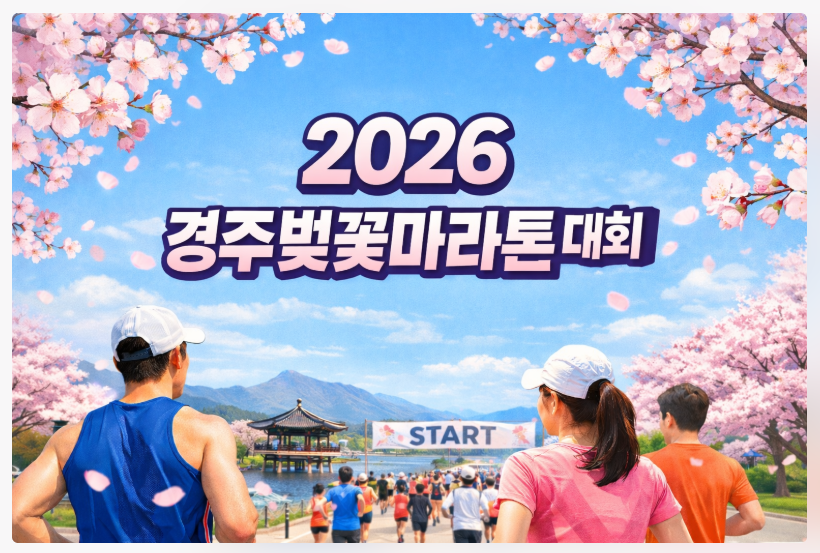 2026 경주 벚꽃 마라톤대회