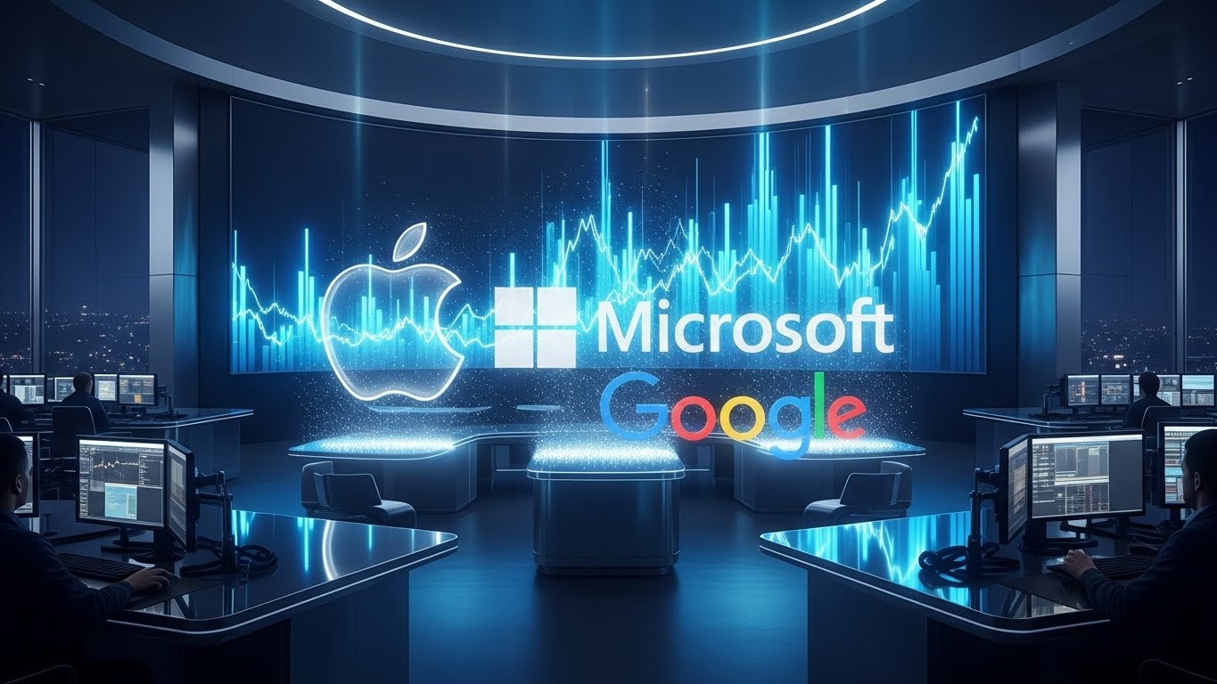 2026년 미국 빅테크 주식 전망: 애플&middot;마이크로소프트&middot;구글 3파전 비교 분석 (AI 수익화 시대의 승자는?)