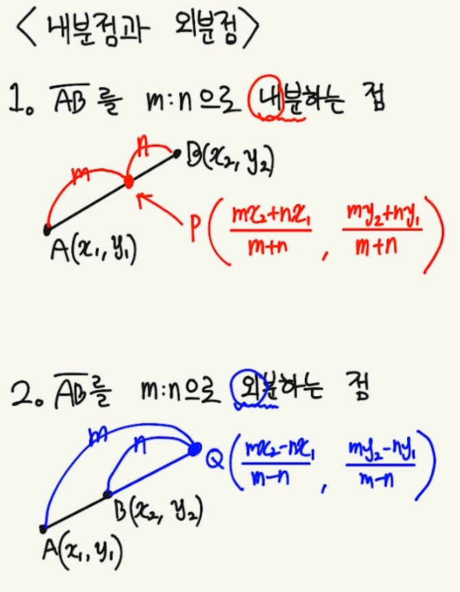 내분점과외분점의정의