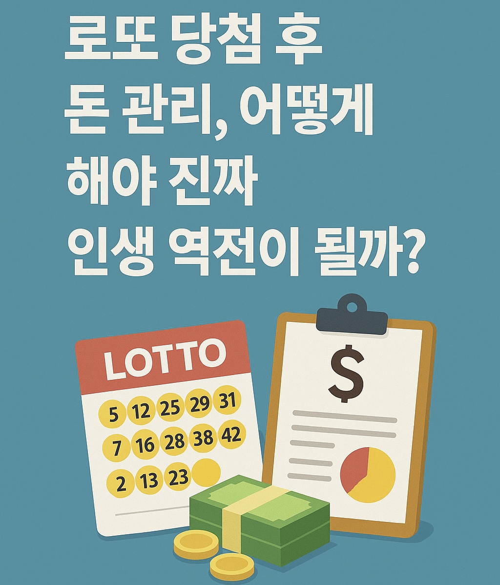 로또 당첨 후 돈 관리, 어떻게 해야 진짜 인생 역전이 될까? 대표 이미지