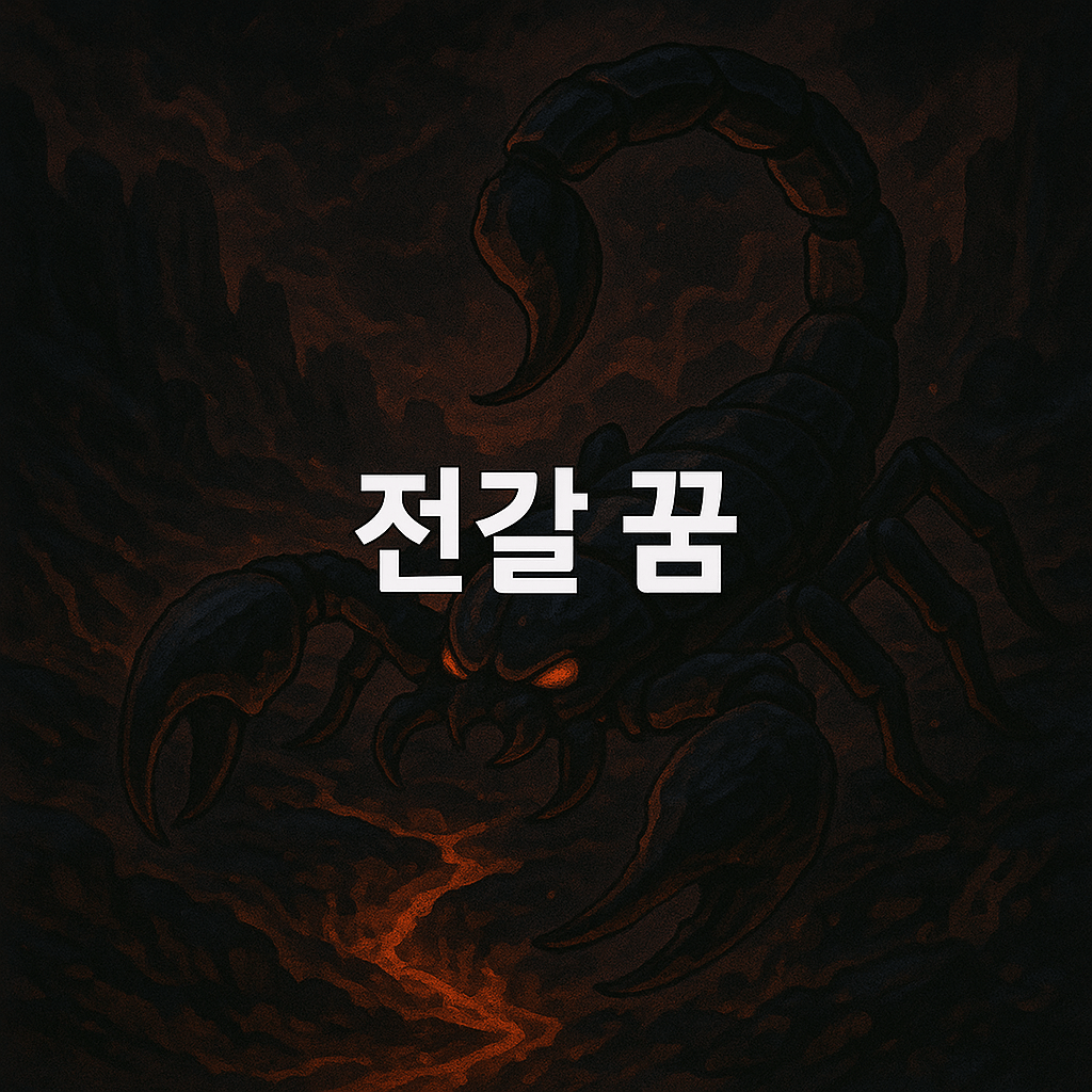 전갈 꿈 해몽