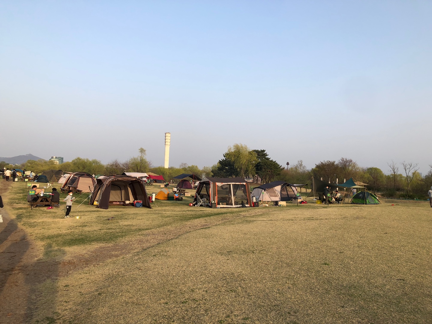 노을공원-캠핑장