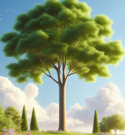 곧고 푸른 나무