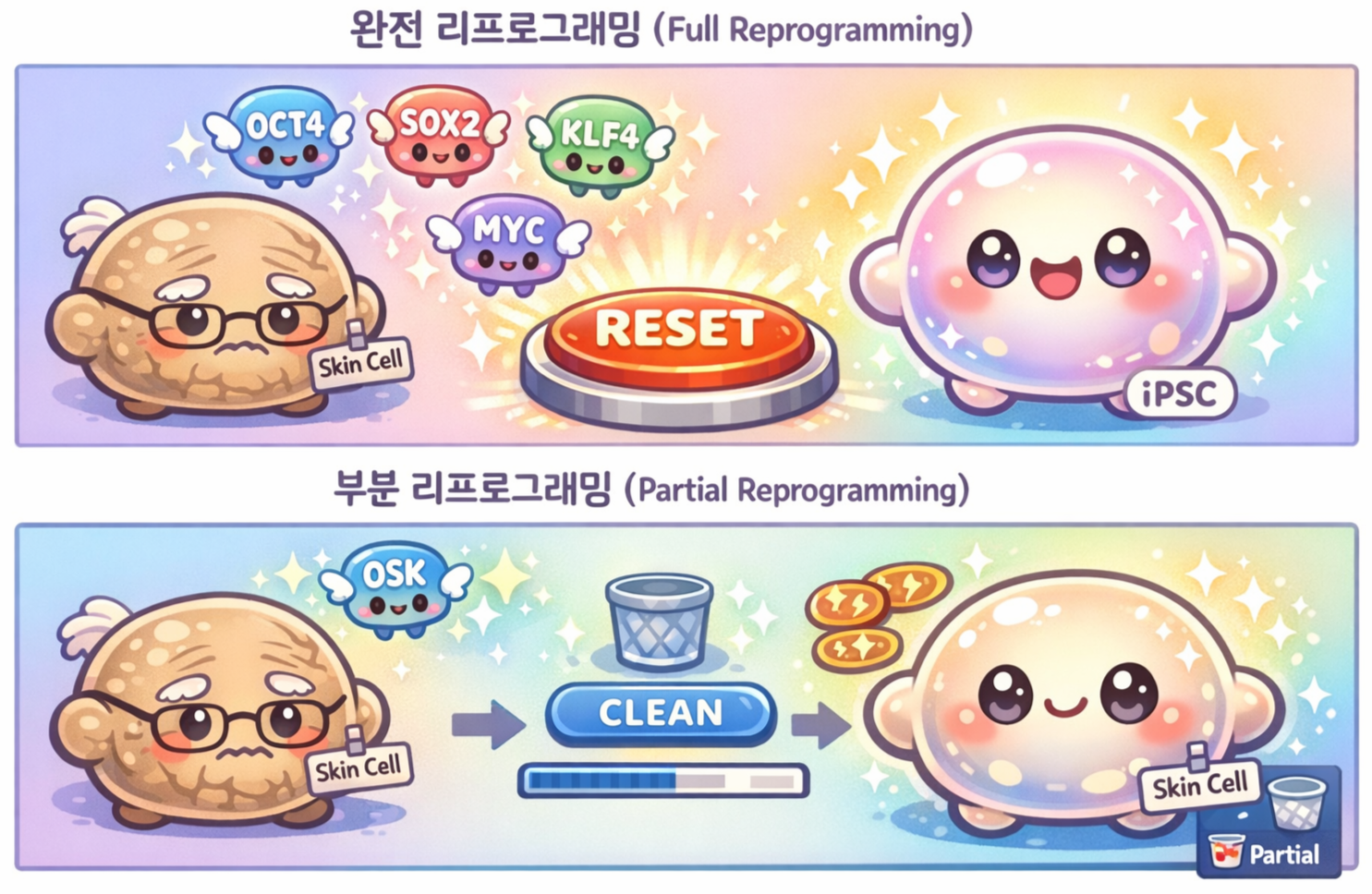 부분 리프로그래밍, 어디까지 가능할까