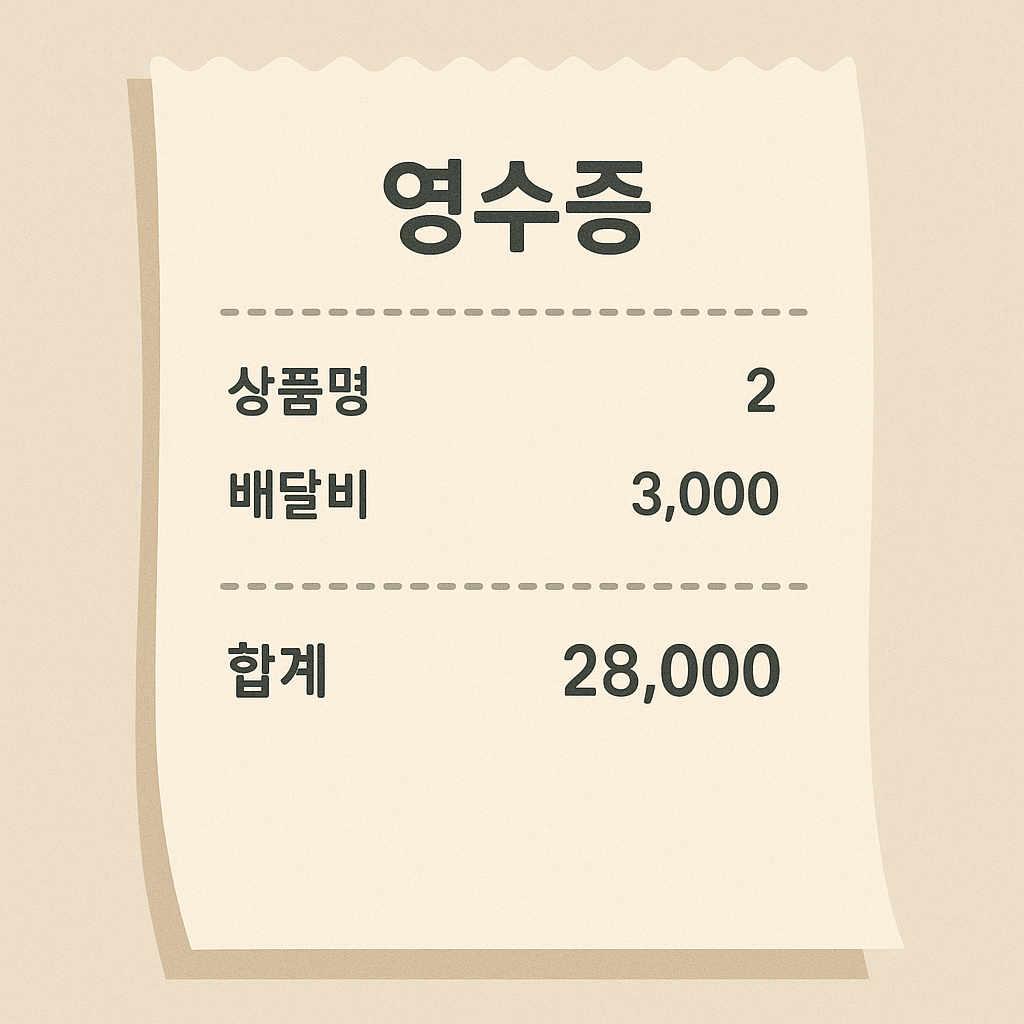 배달-택배-증빙자료-예시-카드-영수증