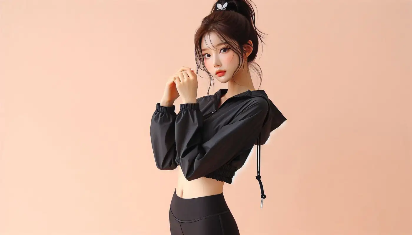 콜레올로지-컷-pro를-사용하며-다이어트하는-여성의-모습