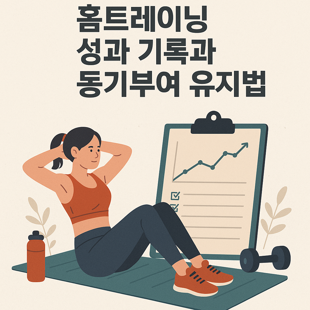홈트 성과기록과 동기부여 유지법