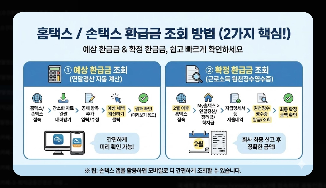 2026 연말정산 환급금 지급일 완벽정리