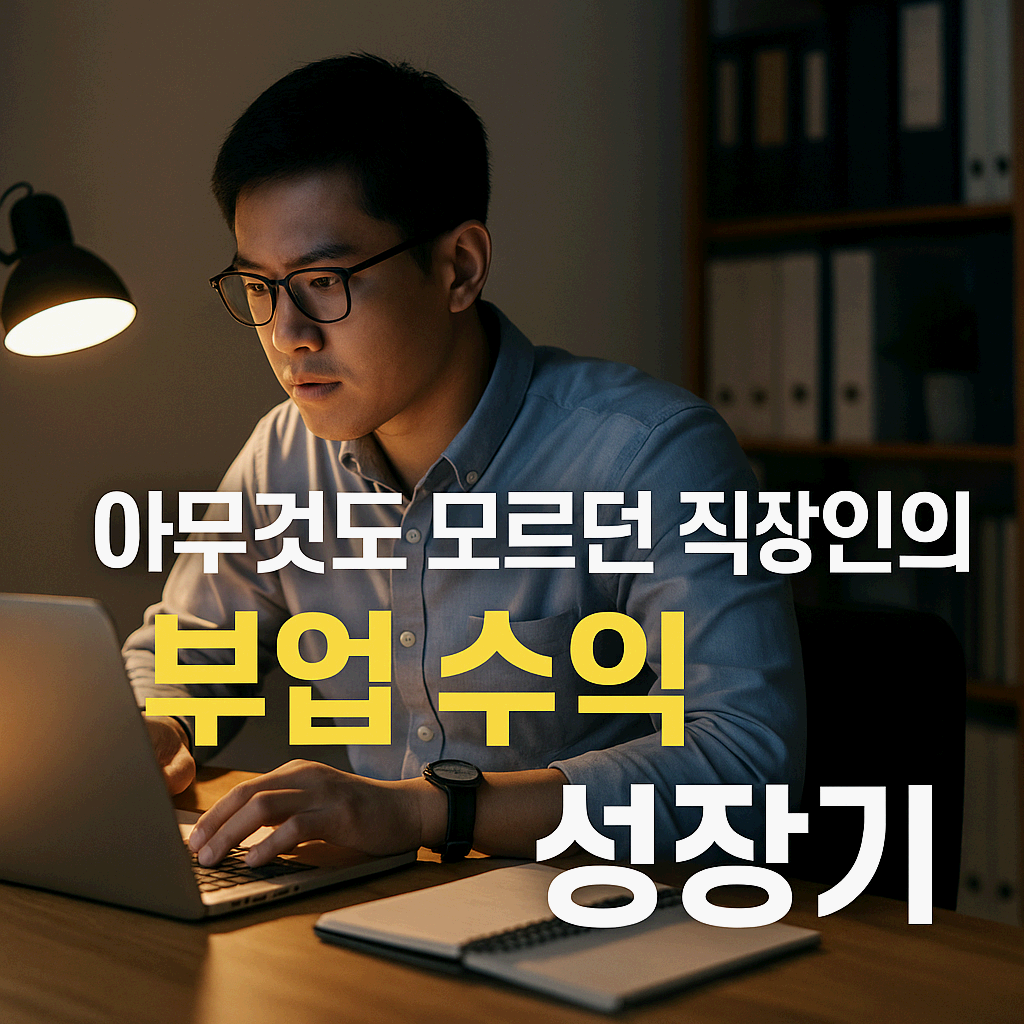 아무것도 모르던 직장인의 부업 수익 성장기