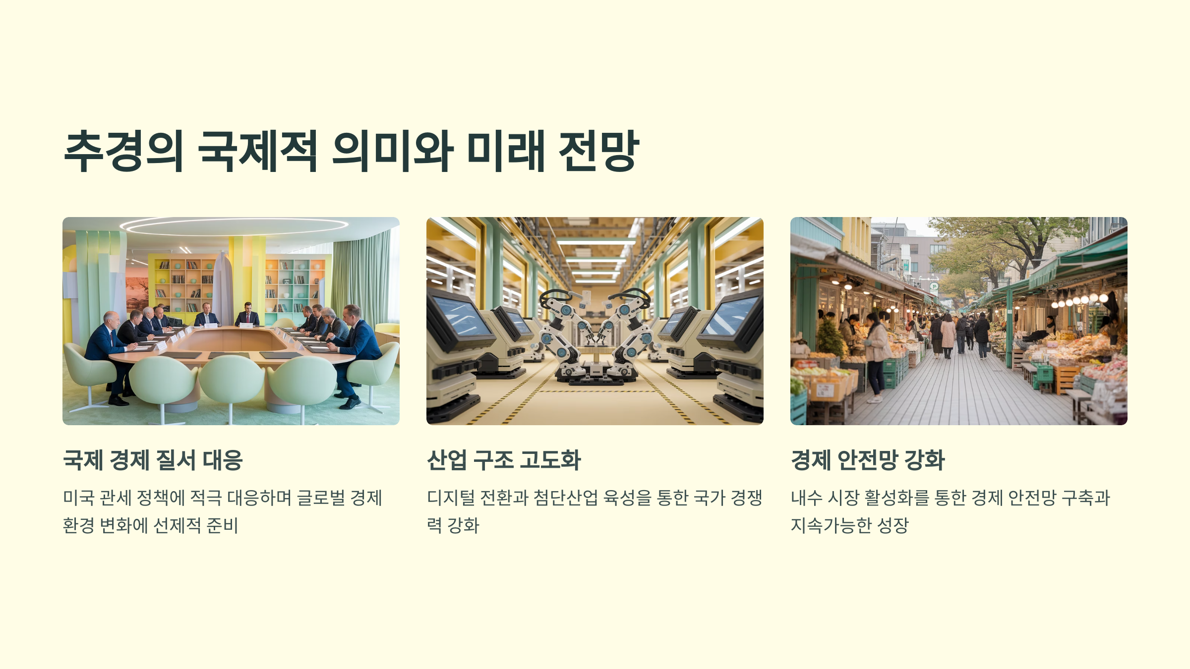 추경의 국제적 의미와 미래 전망