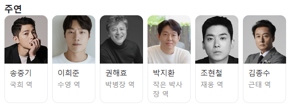 영화 보고타 주요 등장인물