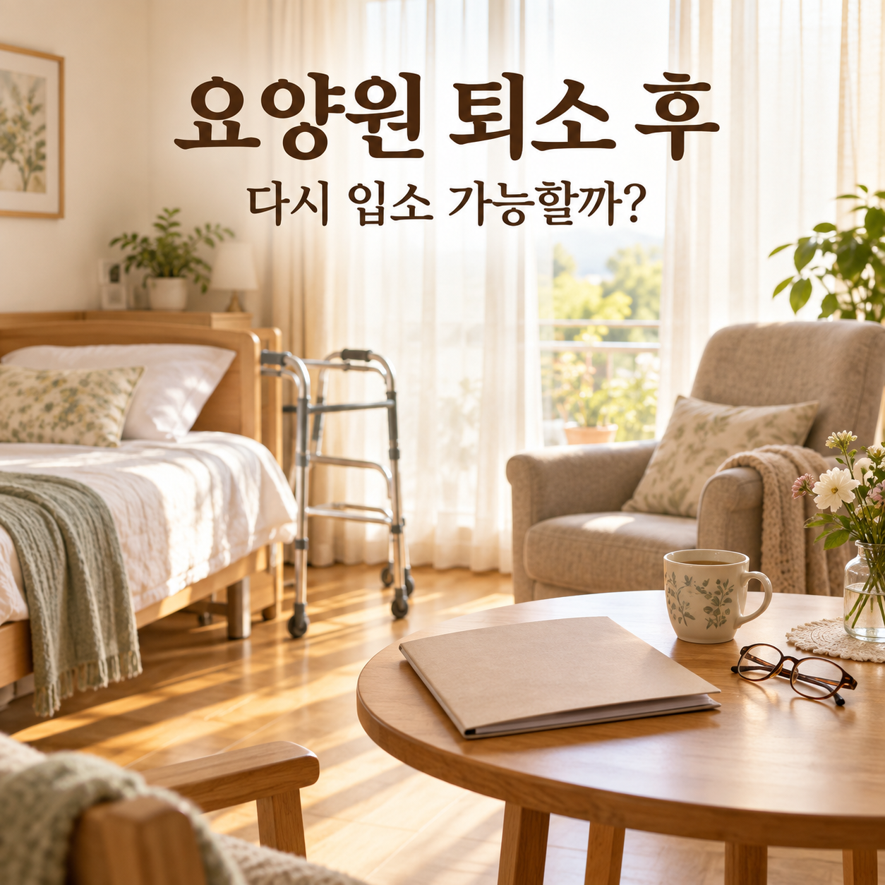 요양원 퇴소 후 다시 입소 가능할까 대표 이미지