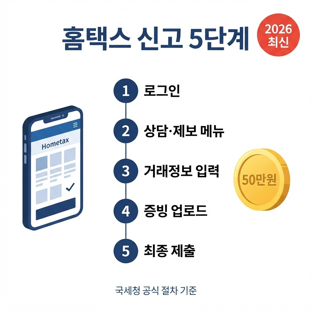 현금영수증 신고 절차