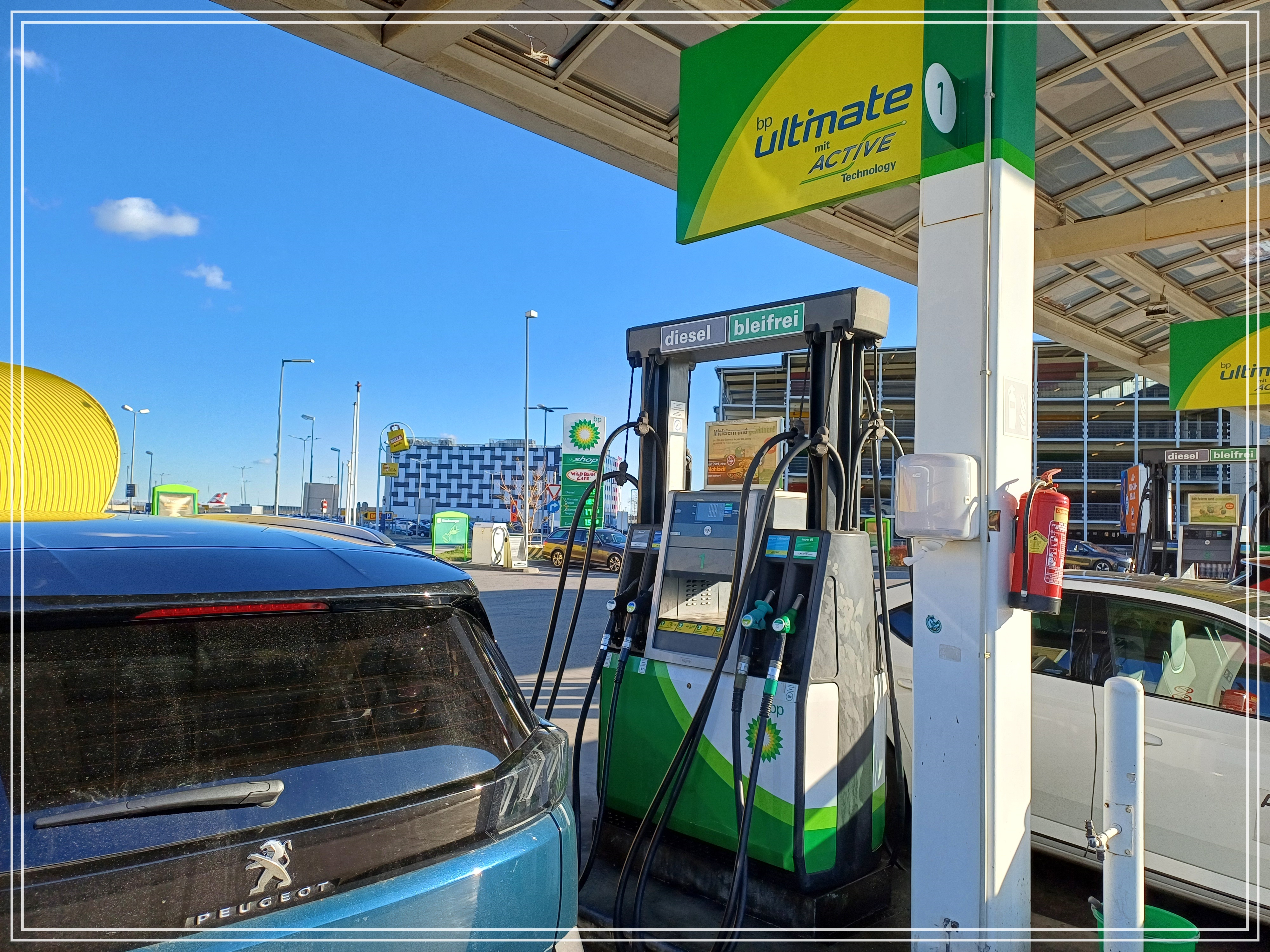 유럽여행-주유소-주유기번호