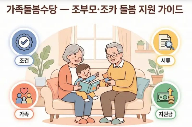 가족돌봄수당 신청방법-경기민원24·서울형 아이돌봄비
