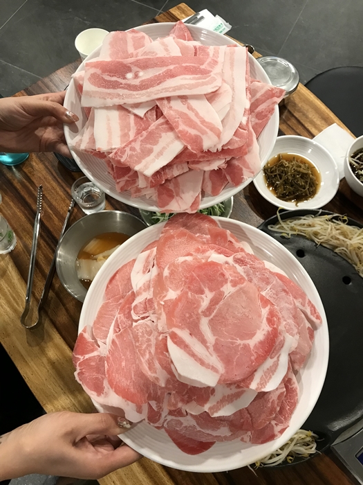 삼겹숙주구이 3인분 / 목살숙주구이 3인분