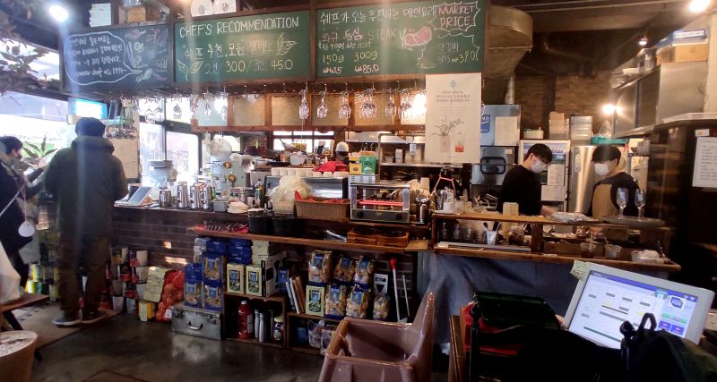 셰프님들일 일하는 주방