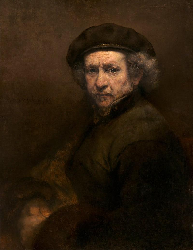 자화상 (Self-Portrait, 1659) – 렘브란트
