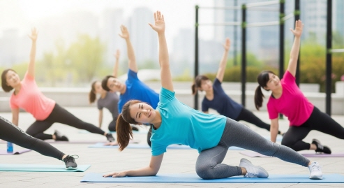 운동으로 에너지 충전