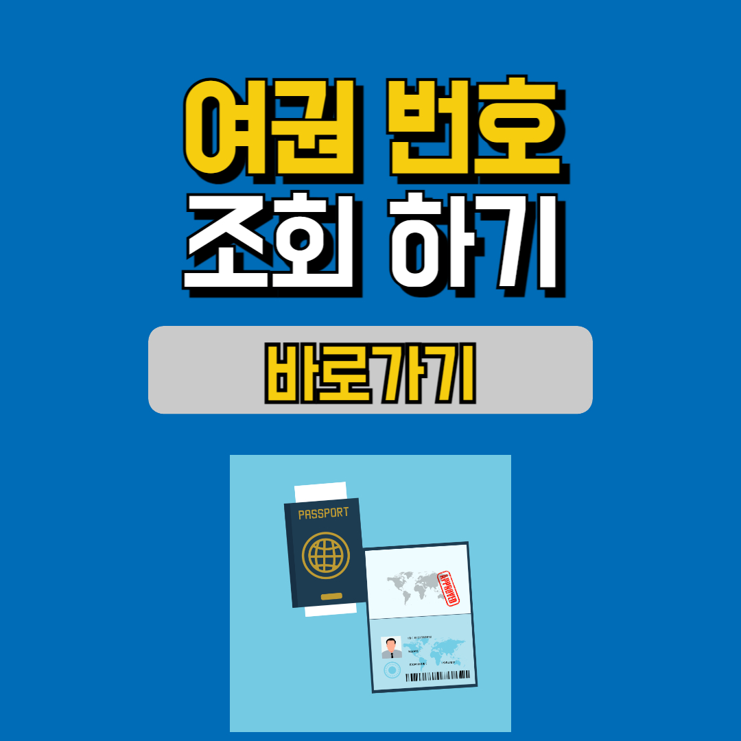 여권번호 조회하기