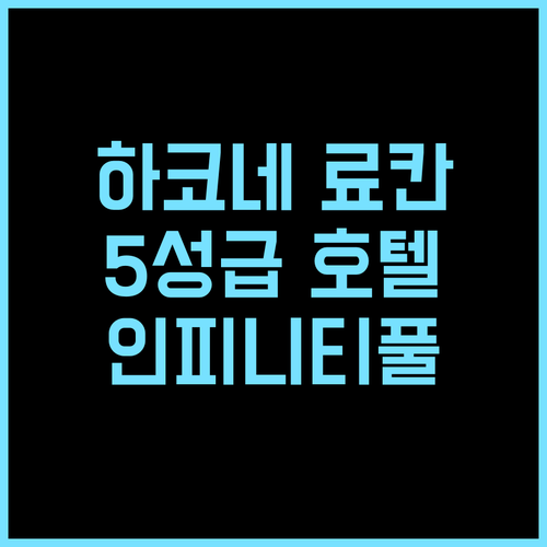 하코네 고와키엔 덴유 추천! 5성급 ..