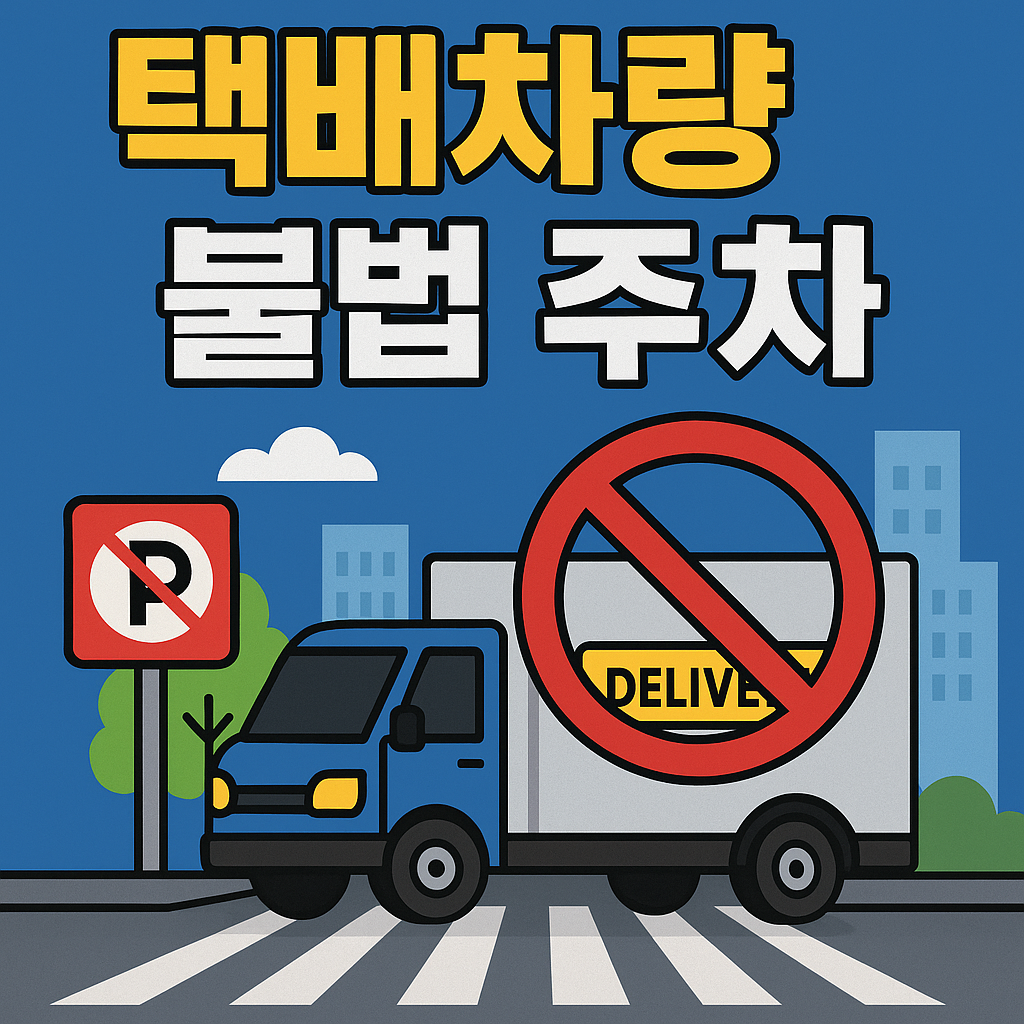 택배차량 불법 주차 신고 방법 및 민원 처리 절차 총정리