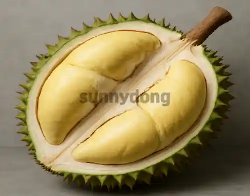 글의 이해를 높이기 위한 두리안 단면 이미지