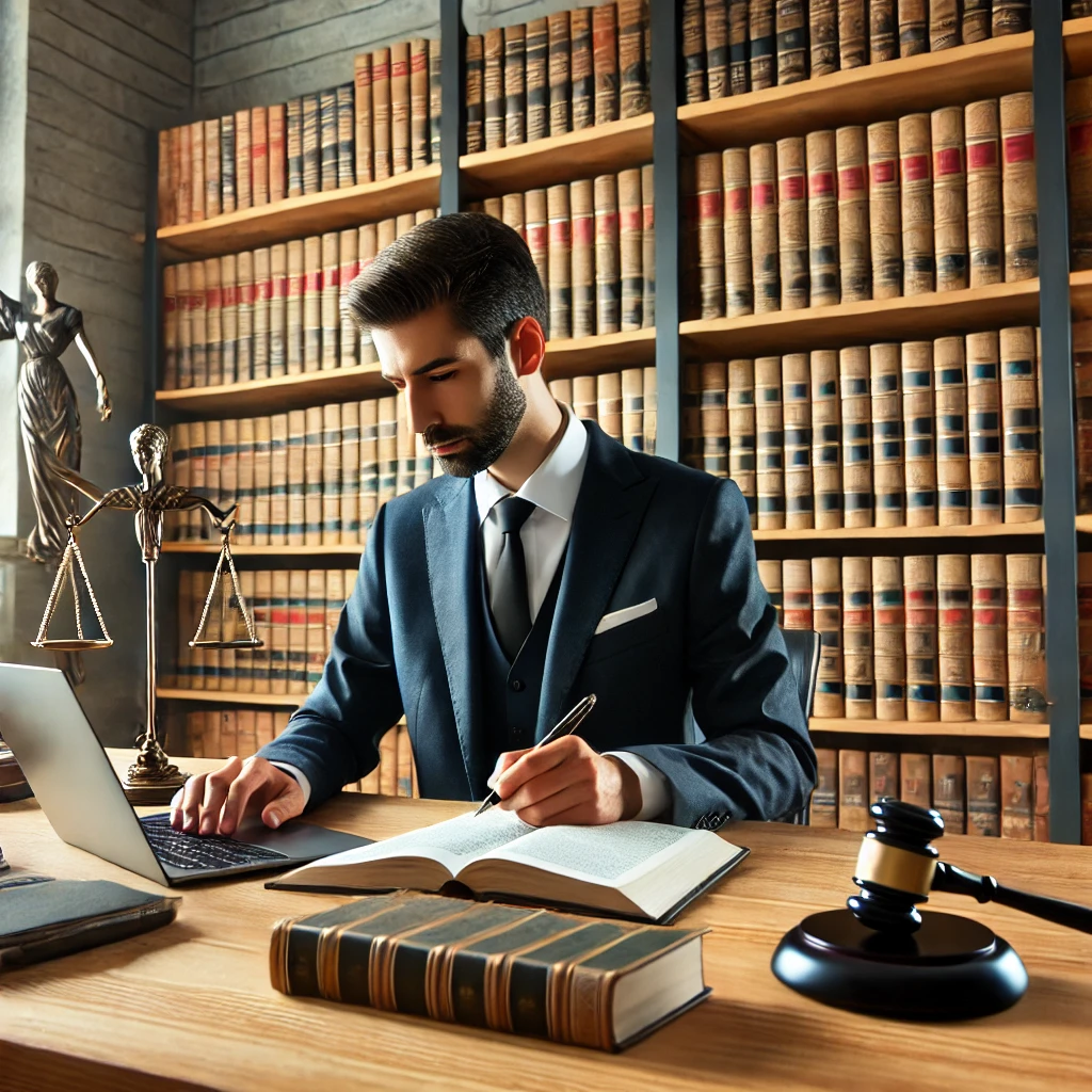 유류분반환 사건의 소멸시효의 긴박함을 상징하는 시계와 법률 서류가 있는 이미지.