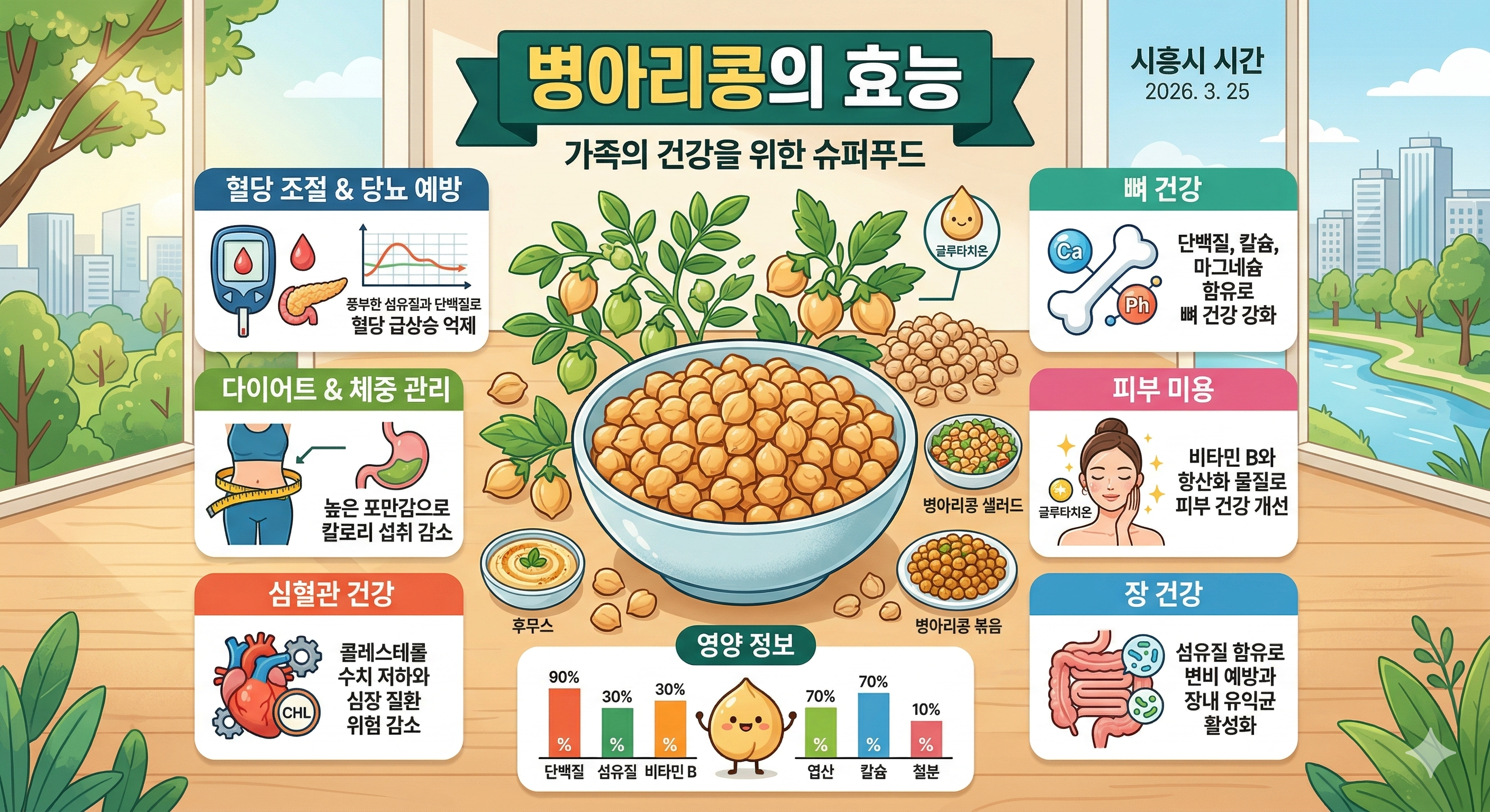병아리콩의 효능