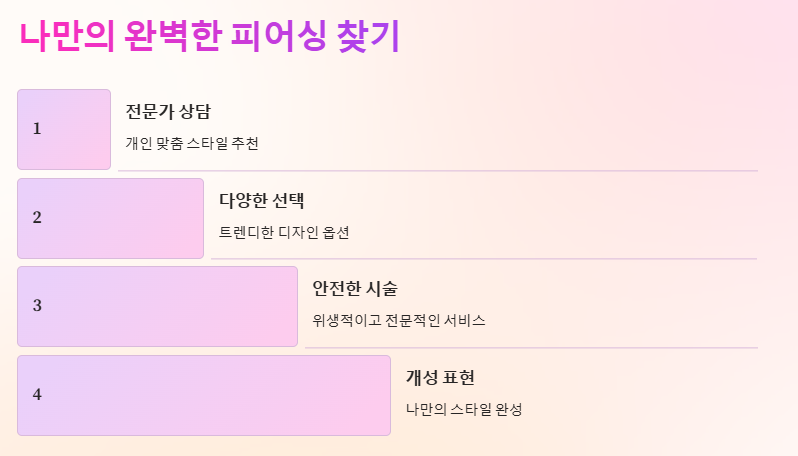 홍대 피어싱 스텔라피어싱