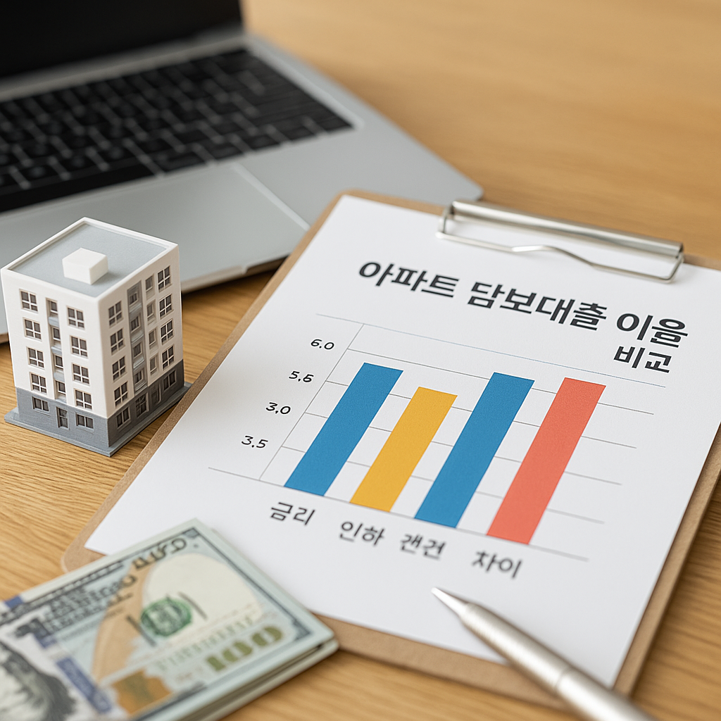 아파트 담보대출 이율, 은행별 차이와 금리 인하 전략